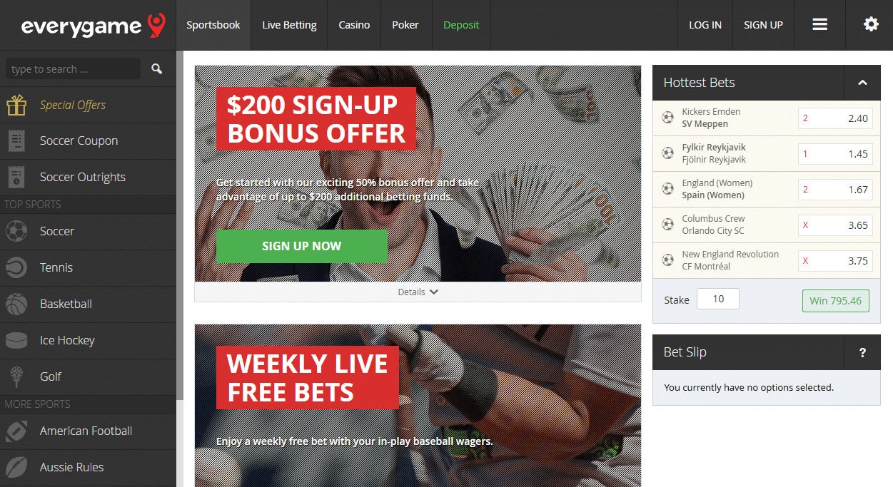 Everygame Arizona Online Sportsbooks