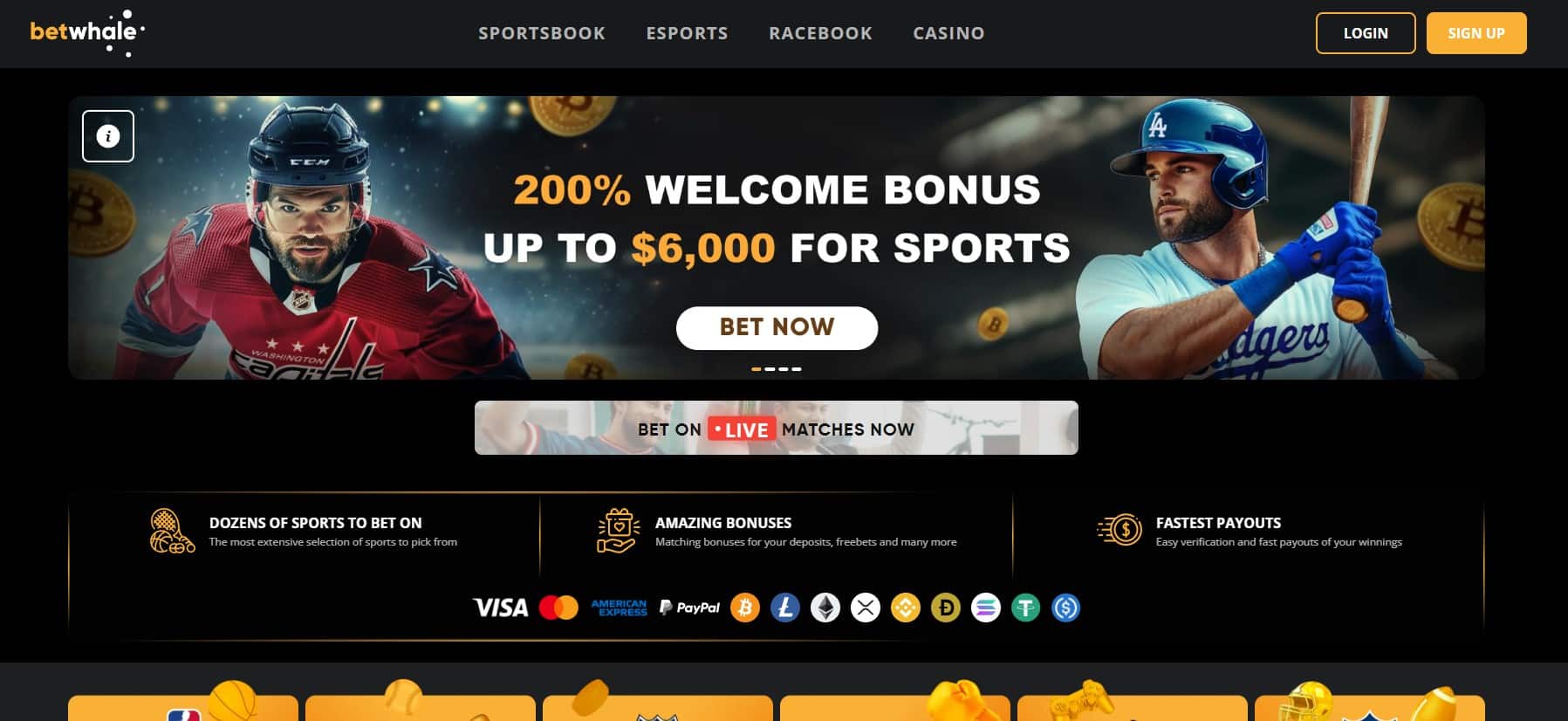 BetWhale - One of the best Arizona Sportsbooks